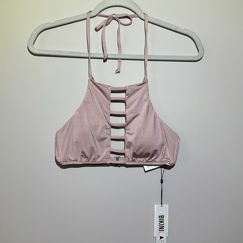 The Bikini Lab Soft Pink Bikini Top
